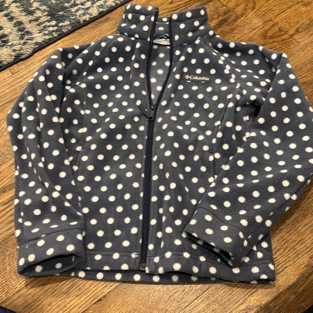 Girl Columbia fleece zippy
